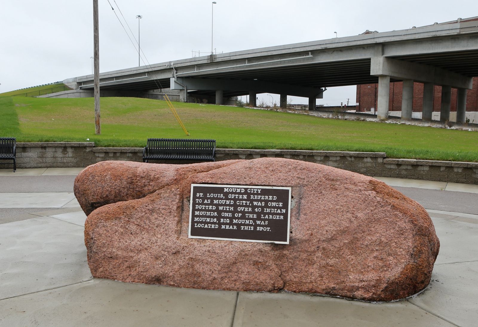 Big Mound rock moved for Stan Musial Bridge